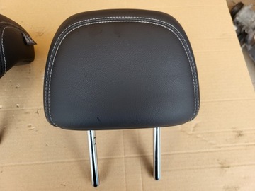 ПОДГОЛОВНИКИ ЗАДНИЕ ПОДГОЛОВНИКИ КОЖА БЕЛАЯ РЕЗЬБА RENAULT KOLEOS II