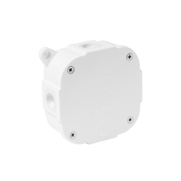 Puszka natynkowa IP44 400V biała