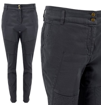 Moda Spodnie Skórzane spodnie Dorothee Schumacher Sk\u00f3rzane spodnie khaki W stylu casual 