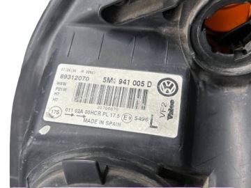 Volkswagen Golf V Plus priekinis kairysis žibintas 5M1941005D – nuotrauka 10