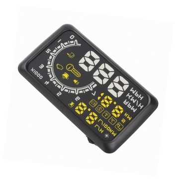 HUD ASH-4C SAMOCHODOWY WYŚWIETLACZ ZEGAR PRĘDKOŚCIOMIERZ 5.5'' OBDII OBD2