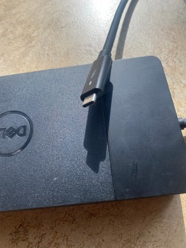 Док-станция Dell WD19TB USB-C/DP с блоком питания Dell мощностью 130 Вт и кабелем питания,