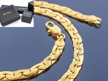 SOLIDNY ZŁOTY ŁAŃCUCH 14k / 60cm ! JAKOŚĆ !