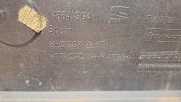 NÁRAZNÍK PŘEDNÍ 6F0807221D SEAT IBIZA V 5 17-
