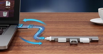 USB-концентратор типа C 3.0-ПОРТОВЫЙ РАЗДЕЛИТЕЛЬ АДАПТЕР 4xUSB