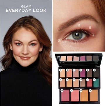 LANCOME paleta cienie brozner rozświetlacze 23g