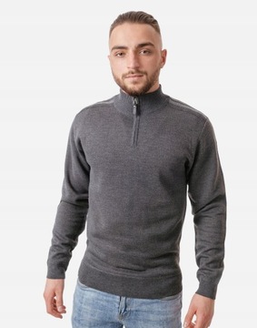 Sweter Męski Półgolf Rozsuwany Swetry 2425 -03 XXL