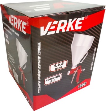 ШТУКАТУРНЫЙ ПИСТОЛЕТ 5Л ШТУКАТУРКА ПОКРАСКА СТЕН НАПЫЛЕНИЕ ШТУКАТУРКИ