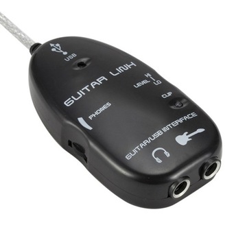 Гитарный USB-адаптер аудиоинтерфейса для гитарного ноутбука