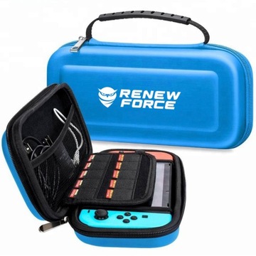 УЛУЧШЕННЫЙ чехол для Nintendo Switch V1 V2 OLED + закаленное стекло H9