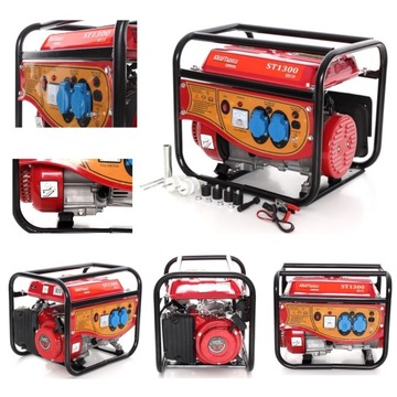 AGREGAT PRĄDOTWÓRCZY GENERATOR PRĄDU 1500W 3KM