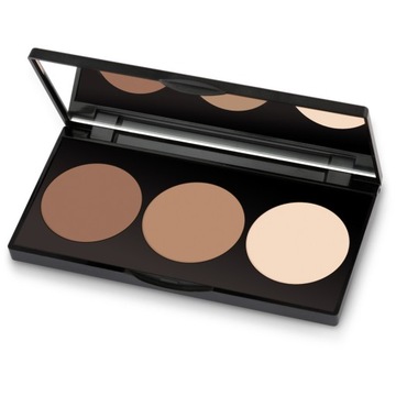 Golden Rose Contour Powder Kit Paleta do Konturowania Twarzy 3x3,5g