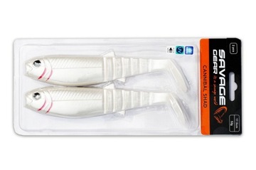 SG Cannibal Shad 17.5cm/52g Pearl 2szt.