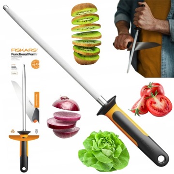 Ostrzałka stalka stalowa do noży nóż FISKARS 20cm