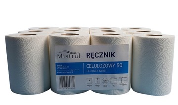 Ręcznik papierowy celuloza 50m x 12 szt.