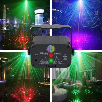 ДИСКО-ЛАМПЫ ДЛЯ ДОМАШНЕЙ ВЕЧЕРИНКИ ОСВЕЩЕНИЕ RGB LED ЛАЗЕРНАЯ ЛАМПА