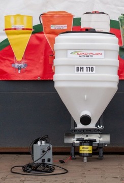 ПОСЛЕКУРСНАЯ СЕЯЛКА РАЗБРАСЫВАТЕЛЬ С КРЕПЛЕНИЕМ СМЕСИТЕЛЯ WIKO-PLON + ЛИСТОВОЙ МЕТАЛЛ