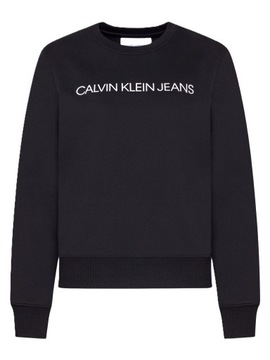 CALVIN KLEIN SWEATSHIRT - BLUZA CZARNA DAMSKA XL