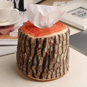 Paper Decor Box 11cm Accessory 13 Tree Holder Tissue X Imitation Cover Bark