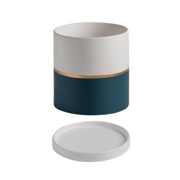 1/2/3 Stylowa Ceramiczna Doniczka Kwiaty Zioła I