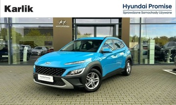 Hyundai Kona I Crossover Facelifting 1.0 T-GDI 120KM 2022 Hyundai Kona MODERN 120 KM Salon Polska Niski Przebieg Benzyna 120KM