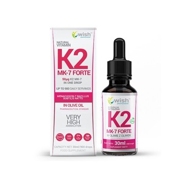 WISH VITAMIN K2 Mk-7 FORTE 30мл ЖИДКИЙ НАТТО