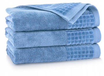 ZWOLTEX 2 Ręczniki BAWEŁNA EGIPSKA 70x140 i 50x100