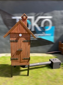 Деревянная садовая коптильня TOKO термокоптильня