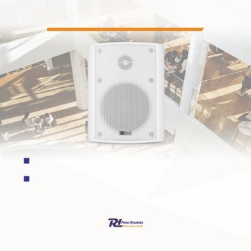 Установочные динамики 4'' 2шт 100В 100Вт IP56 ВНЕШНИЕ