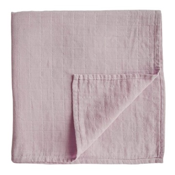 Otulacz muślinowy MUSHIE organiczna bawełna Soft Mauve