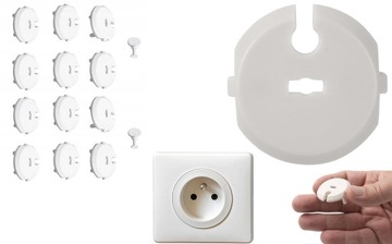 12x BLOKADA ZAŚLEPKI GNIAZDEK KONTAKTÓW Z BOLCEM