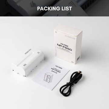 Аккумулятор VILTROX NP-F550 2200 мАч