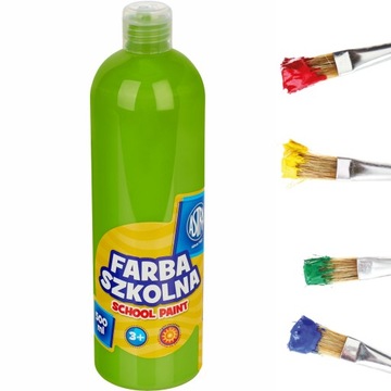 Astra FARBA SZKOLNA PLAKATOWA 500 ml limonkowa