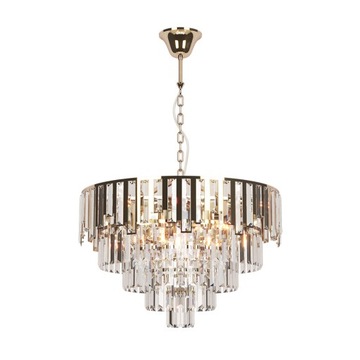 Lampa Wisząca Kryształowa W Stylu Glamour Złota
