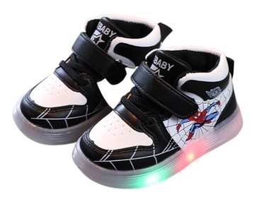 Adidasy SPIDERMAN buty LED świecące Dziecięce