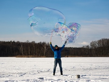 Набор мыльных пузырей - 2 х палочки + 25 литров