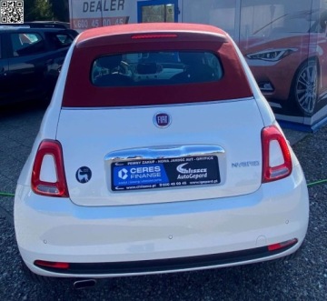 Fiat 500 II CC Seria 4 1.0 mHEV 70KM 2023 Fiat 500 Hybrid -Cabrio -Salon PL-Serwisowany w ASO-Dolcevita Hybryda 69KM, zdjęcie 5