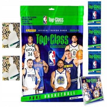 ALBUM NA KARTY NBA TOP CLASS 2024 BASKETBALL ZESTAW STARTOWY 2x HOLO GIANTS
