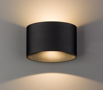 NOWODVORSKI KINKIET CZARNY METAL 8182 ELLIPSES LED
