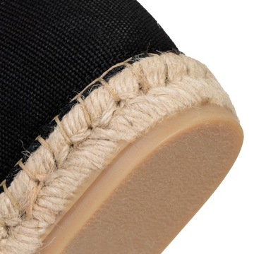 ICEBERG damskie espadryle buty wsuwane Milano Italia BLACK roz.38