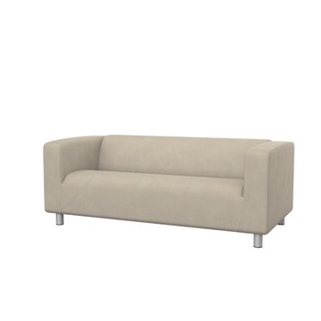 KLIPPAN Pokrycie sofy 2-os, Velvet Beige
