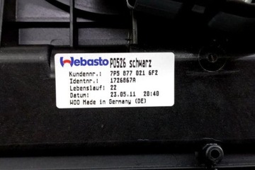 KOMPLET STŘEŠNÍ NOSIČ STŘECHA PORSCHE CAYENNE (92A) 7P5877021 GASOLINE 368KW