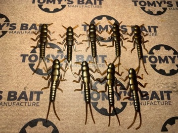 GUMA TOMY'S BAIT LARWA 4CM DARK WORM