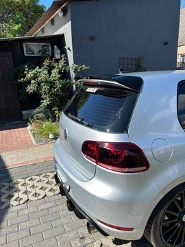 LOTKA SPOILER GOLF 6 GTI/R/GTD OETTINGER CZARNY POŁYSK