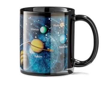 KUBEK ASTRONOMA UKŁAD SŁONECZNY PRZESTRZEŃ KOSMICZNA Z PLANETAMI MAGICZNY