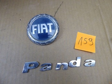 LOGO ZNAKY ZNAK KRYT ZADNÍ FIAT PANDA