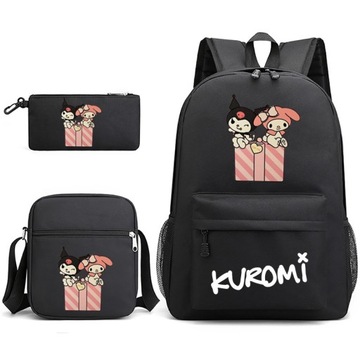 ШКОЛЬНЫЙ НАБОР Kuromi, РЮКЗАК, СУМКА, ЧЕХОЛ-КАРАНДАШ Отличные подарки