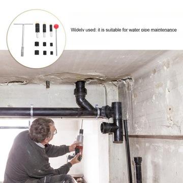 NARZĘDZIA HYDRAULICZNE RURA WODNA ZAŚLEPKA RURA WODNA