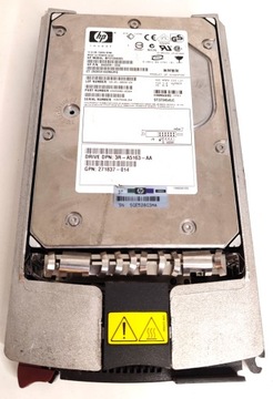 Dysk serwerowy HP SCSI 73GB 15K 3,5 BF07288285 360209-004 + ramka