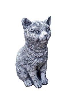 FIGURKA BETONOWA - SIEDZĄCY KOT model II